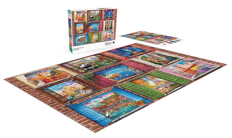 Buffalo Games - Dominic Davison - Windows Open to The World - 1500 Piece Jigsaw Puzzle for Adults Challenging Puzzle Perfect for Game Nights - Image 4